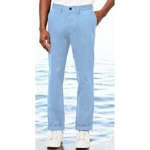 Ben Sherman Mens Light Blue Casual Slim Stetch Fit Chino Pants NEW 40 X 30